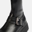 Buffalo PLUTO BIKER OVERKNEE - VEGAN NAPPA Nero 104649 4