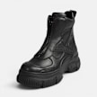 Buffalo DOOZER FRONT ZIP - VEGAN NAPPA noir 104683 2