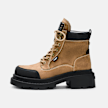 Buffalo JACK LACE UP MID - VEGAN NUBUCK beige 104699 1
