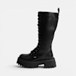 Buffalo ASPEN LACE UP HI - VEGAN NAPPA black 104726 1
