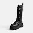 Buffalo ASPEN LACE UP HI - VEGAN NAPPA black 104726 2