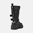 Buffalo PHANTOM BIKER HI - VEGAN NAPPA Schwarz 104754 4