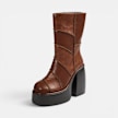 Buffalo HEART PATCH STACK - VEGAN NAPPA Braun 104866 2