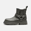 Buffalo LENNOX CHELSEA BIKER LO - VEGAN NUBUCK Grigio 104893 1