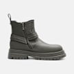 Buffalo LENNOX CHELSEA BIKER LO - VEGAN NUBUCK Grigio 104893 2