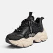 Buffalo BINARY GLAM - VEGAN NAPPA/SUEDE black 104895 2