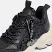 Buffalo BINARY GLAM - VEGAN NAPPA/SUEDE black 104895 5