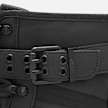 Buffalo LENNOX LACE UP BIKER MID - VEGAN NUBUCK black 104897 6