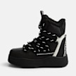 Buffalo ARIYA LACE UP WARM HI - VEGAN NUBUK/NYLON black 104914 1
