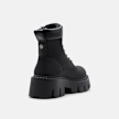 Buffalo ZELIA LACE UP WORK - VEGAN NUBUCK Nero 105966 4
