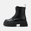 Buffalo ZARTO FRONT ZIP MID - VEGAN NAPPA Schwarz 105979 1