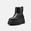 Buffalo ZAFIR SHORT WARM - VEGAN NAPPA/NYLON Schwarz 105988 2