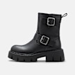 Buffalo ZELIA BIKER MID - VEGAN NAPPA Schwarz 106078 1