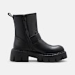 Buffalo ZELIA BIKER MID - VEGAN NAPPA Nero 106078 3