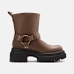 Buffalo ZAVEN BOOTIE BIKER - VEGAN NAPPA brun 106097 3