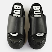 Buffalo London◆Heart Mule 2サンダル Buy Buffalo Heart Mule 2 in black in the BUFFALO® Shop