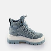 【Buffalo】NAVY NUBUCK\"Marino\"High 厚底スニーカー Buffalo London◇High-top trainers◇厚底ブーツ スニーカー 5色