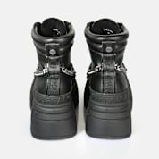 Bottines Buffalo Gospher Hike Mid Pad Pour Femme - Similicuir Noir, Semelle épaisse, Confort Mousse Mémoire - Taille 36 à 40 - 4
