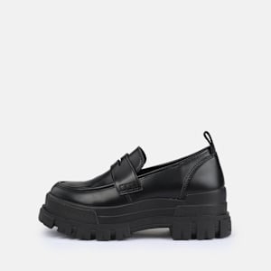 Stivali Alla Caviglia Buffalo Aspha Mid NC Donna &ndash; Colore Nero, Lacci, Similpelle