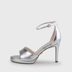 Buffalo Ronja sandalo vegan, beige argento
