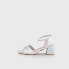 Buffalo Beate sandalia de pulsera, marfil blanco