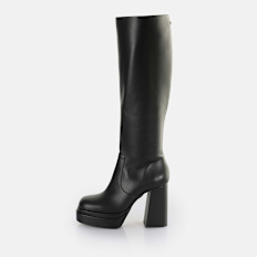 Buffalo Stivali May Boot HI vegan, nero nero