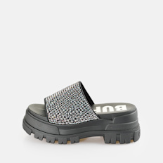 Buffalo Aspha Slide Glam schwarz
