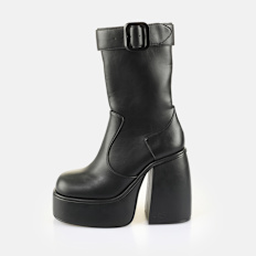 Buffalo Heart Bootie Buckle black
