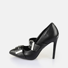 Buffalo Juliet Pump Buckle schwarz