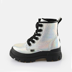 Buffalo Aspha Lace Up HI Warm silber