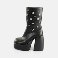 Buffalo Heart Boot Riv schwarz