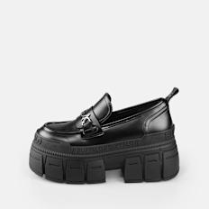 Buffalo Gospher Loafer Tribal schwarz