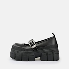 Buffalo Gospher Ballerina Buckle black