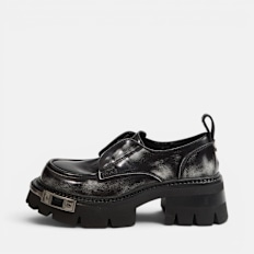 Buffalo SORAYA LACEUP LO - VEGAN NAPPA grey
