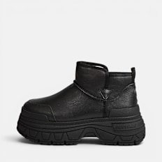 Buffalo FUSION SLIP ON LO WARM - VEGAN NAPPA black