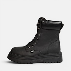 Buffalo LENNOX  WORKBOOT MID - VEGAN NAPPA black