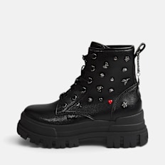 Buffalo ASPHA RLD PUNK BS - VEGAN NAPPA Schwarz