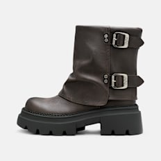 Buffalo MAVE FOLD MID  - VEGAN NAPPA Braun