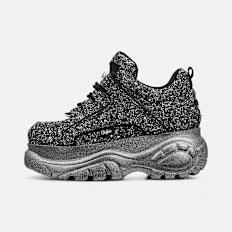 Buffalo 1339-14 - VEGAN GLITTER Schwarz