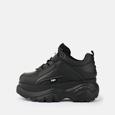 Buffalo Classic Low Leather schwarz