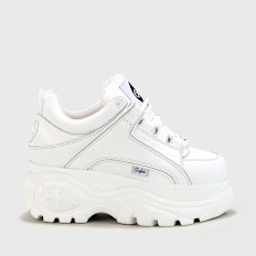 Buffalo Classic Low BS Leather blanc