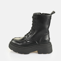 Buffalo BFL // MARS LACE UP - VEGAN NAPPA - BLACK noir