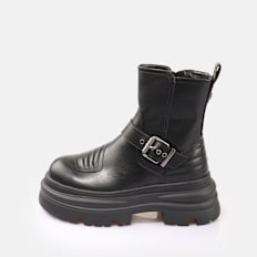 Buffalo Dione Biker Boot MID negro