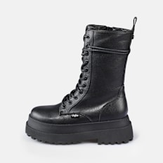 Buffalo Pluto Lace Up MID black