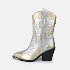 Buffalo West Bootie MID plata