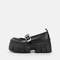 Buffalo Gospher Ballerina Buckle schwarz