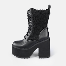 Buffalo Killah Lace Up HI Warm black