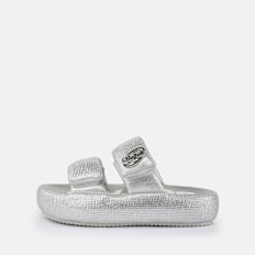 Buffalo Ibiza Slide argento