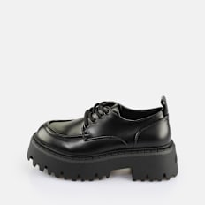 Buffalo Aspen Lace Up Low noir