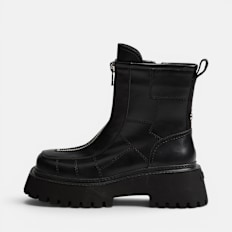 Buffalo STACY FRONT ZIP - VEGAN NAPPA black